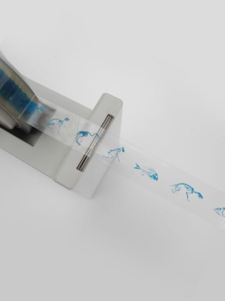 画像2: 【ライトブルー】ホネテープ 現生版 (2)