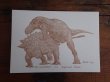 画像2: ズールとゴルゴサウルス 活版カード (2)