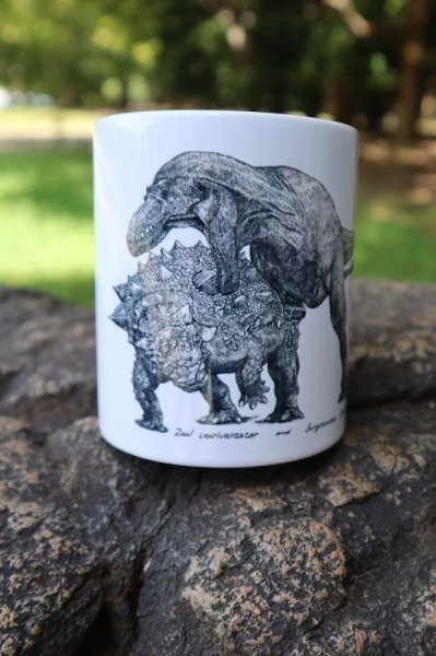 画像2: ズールとゴルゴサウルス マグカップ (2)
